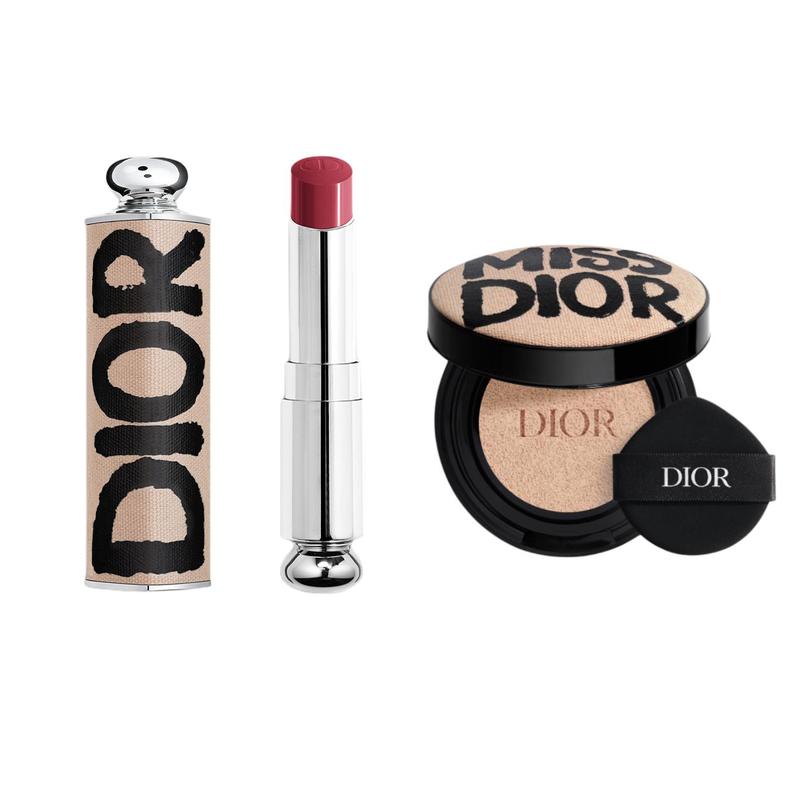 

DIOR Lipstick Avant-Garde Black Lipstick Shell+#667 Sakura White Peach Jelly Refill 3.2g+#0.5N чорний