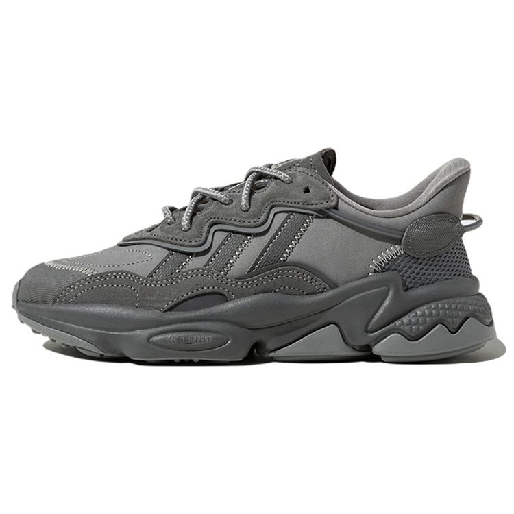 Adidas Originals Ozweego Trendy Comfortable Slip-Resistant Durable Low-Top Lifestyle Casual Shoes Unisex sneaker Gray GY9923