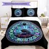 Cybernetic Insect Laboratory Pattern Bedding,Quilt Set Quilt Cover Pillowcase Home Birthday Gift (1 * Duvet Cover + 2 * Pillowcase, Without Core)
