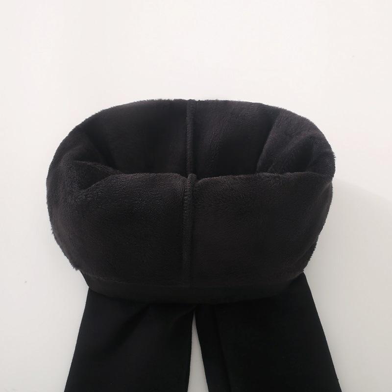 Teens School Girls Culottes Fleece Lined Skirt-Pants Winter Thickened Skirted Leggings Kids Fake Two-Piece Pleated Skirt Tights