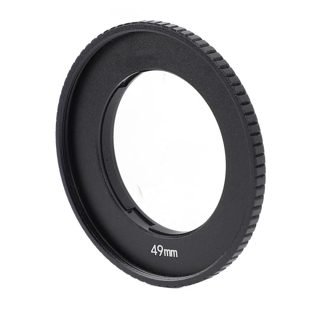 Action Camera Filter Adapter Ring Aluminum Alloy 49MM Lens Adapter Ring for Action4