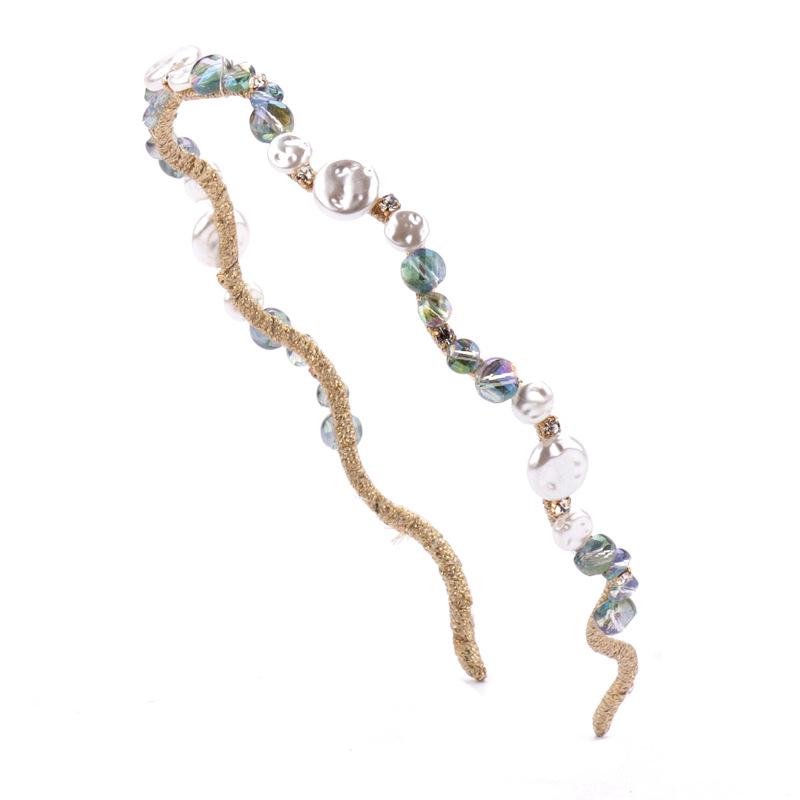 Korean Style Elegant Pearl Rhinestone Headband for Going Out