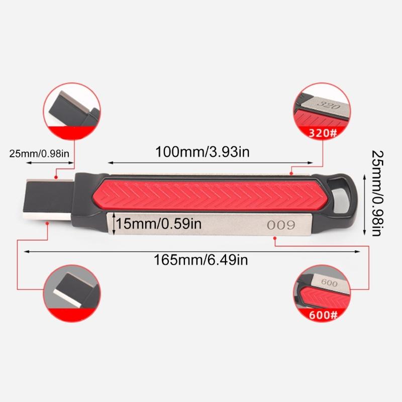 Portable Knife Sharpener Multifunctional Sharpening Stone for Camping Travel Supplies Outdoor Garden Shears Use