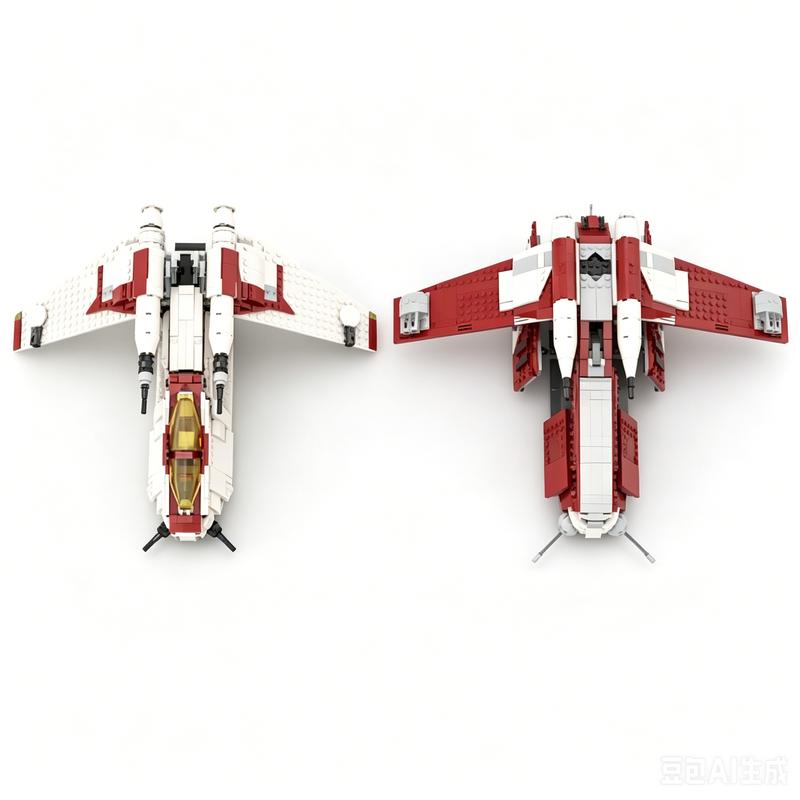 1002PCS Republic Ship MOC Model Alternate Build For 2x 75432 Building Blocks Custom Puzzle DIY Assembly Educational Collection