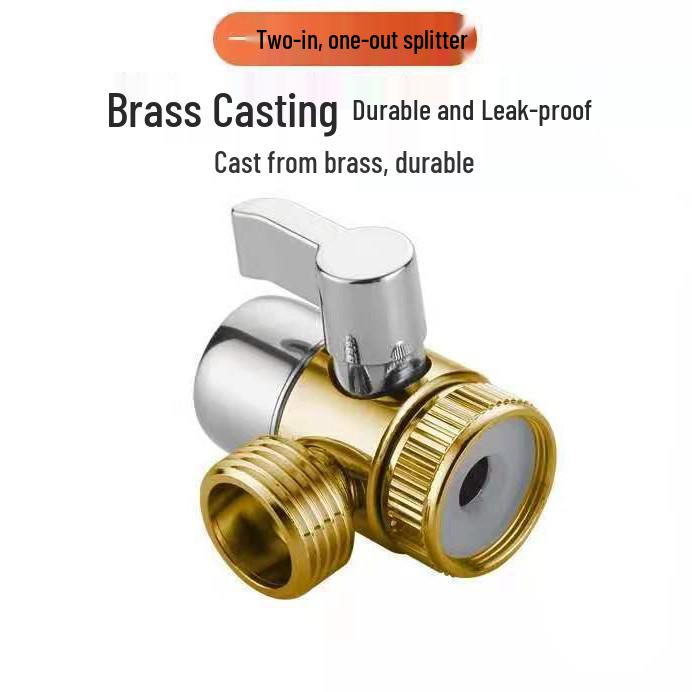 Three-Gear Stop Water Shower Head with Hair Washing Extension