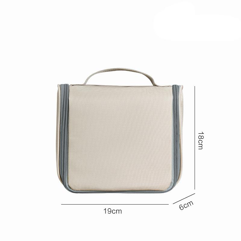 Oxford Toiletry Bag With Hook For Hanging Household Travel Daily Supplies Portable Organizer Storage Bag Foldable Cosmetic Bag