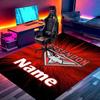 Custom Name Personalized Essendon Football Print Carpet, Versatile Home Decor Rug, for Playroom, Apartment, Balcony, Entryway, Hallway Gift