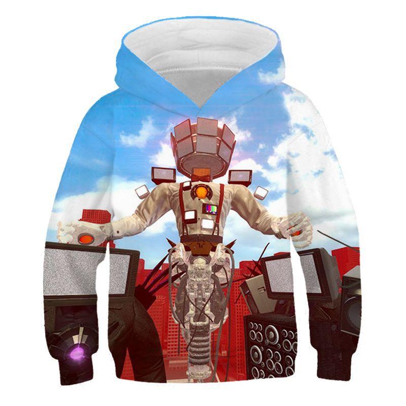 Hot Game Skibidi Toilet 3D Print Oversized Girl And Boy Hoodie Sweatshirt Boys Girls Kid Streetwear Hip Hop Pullover Hooded Clothes