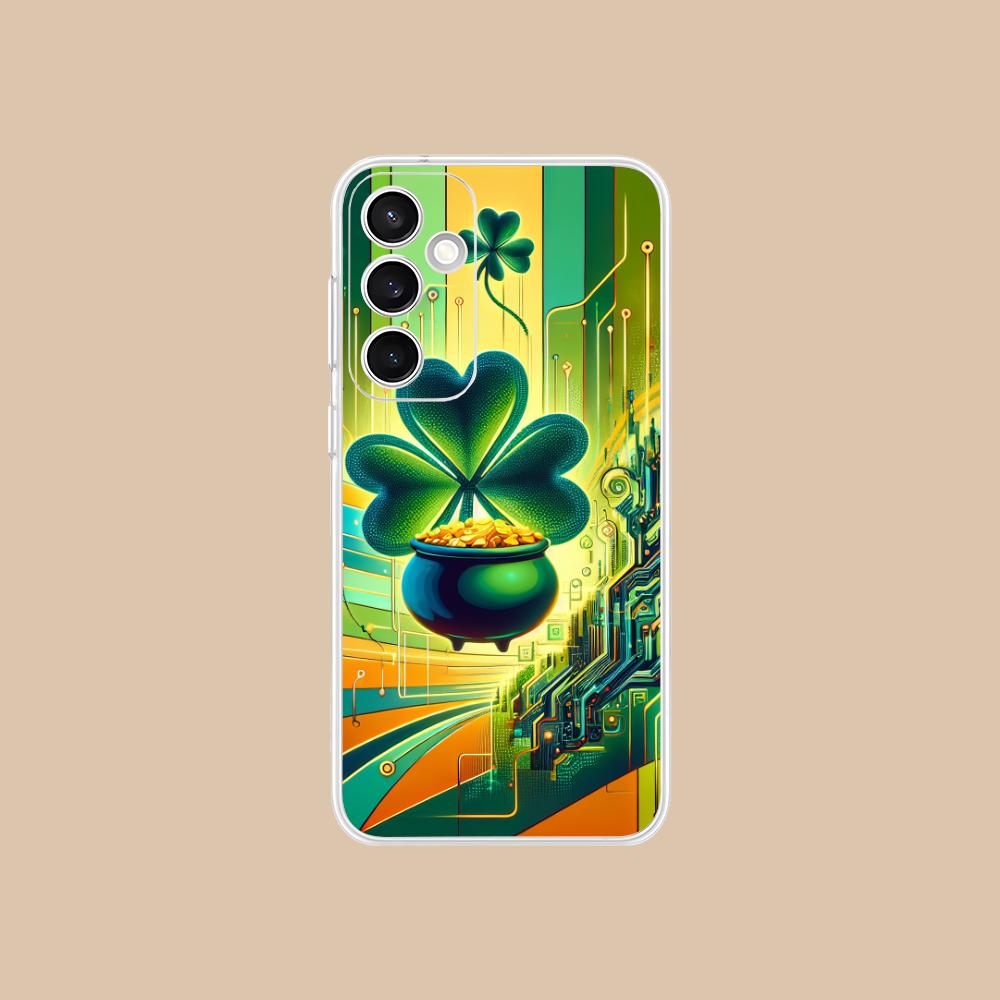 

Saint Patrick s Day Mobile Phone Case for Samsung Galaxy S25 S24 S23 S22 S21Plus FE Ultra Clear Colorful Cover Luxury Cover Galaxy S21 Ultra 5G