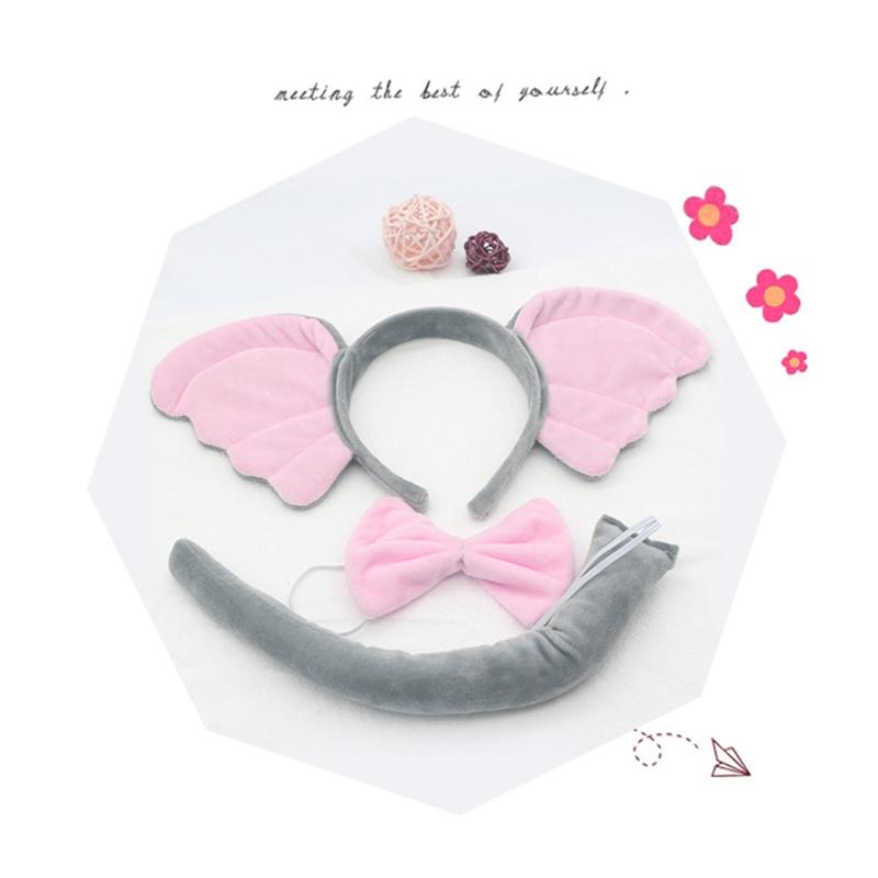 Niedlicher kleiner fliegender Elefant Plüsch-Haarreif Geeignet für Fotoshootings und Festival-Make-up Ideales Geschenk für Kinder