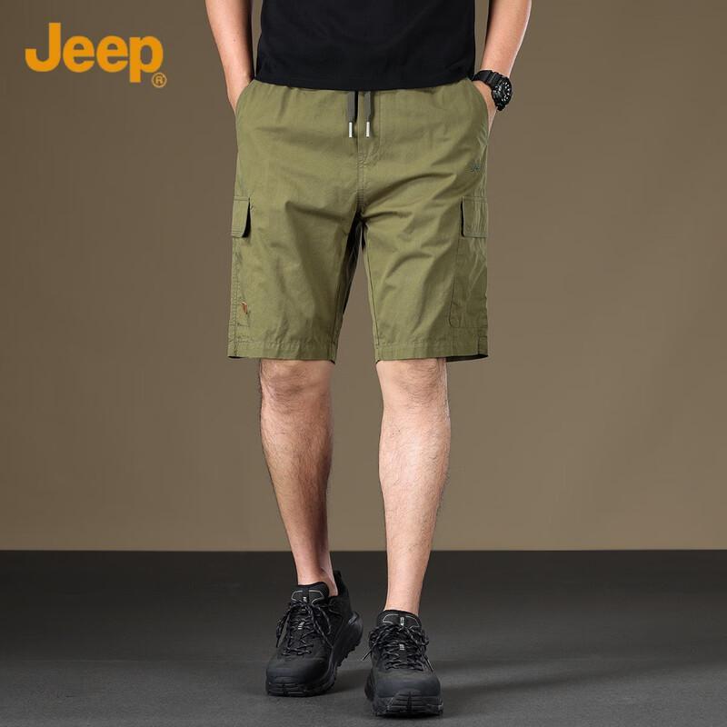 JEEP Men's Multi-Pocket Cargo Shorts