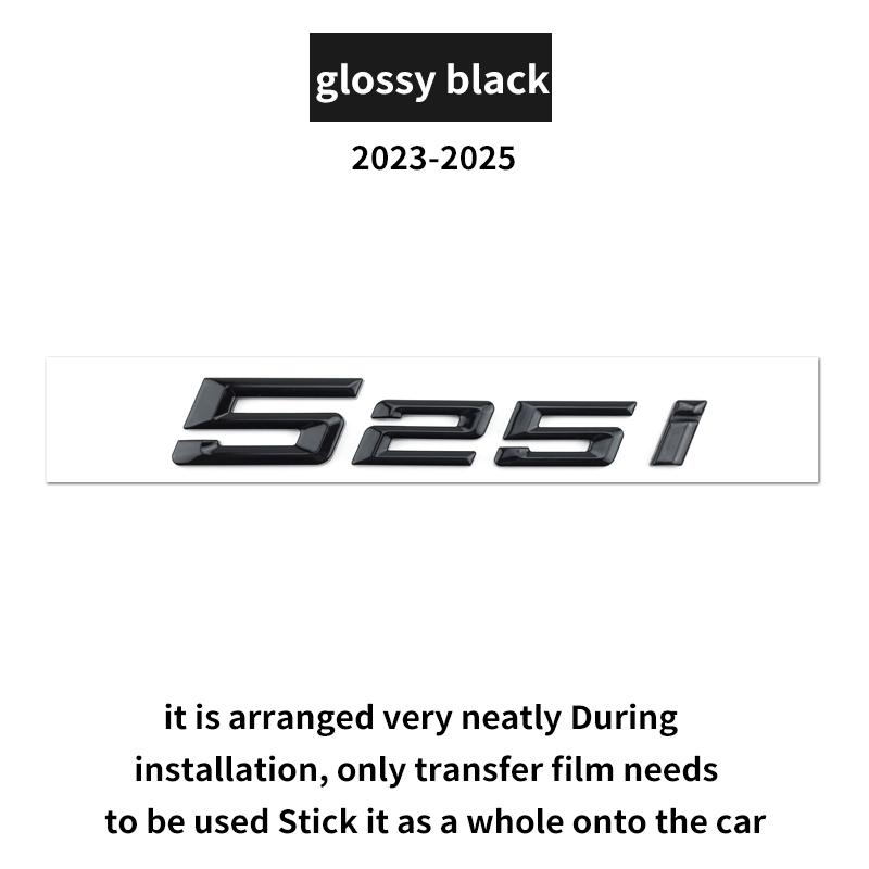 Suitable for BMW 5 Series G60 G30 F10 F11 520d 525i G61 530d 530e 540i 528 535i GT F07 rear emblem car logo numerical letters