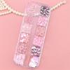 12 Grids Mix Styles Nail Charms Shiny Rhinestones 3D Butterfly Nail Art Decor Pearl Sweet Bow Flower Nail Ornaments DIY