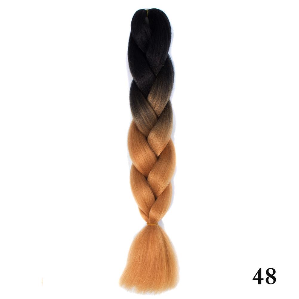 Braids Hair Extensions Balayage Ombre DIY Quick Weave Braiding Hair for Cosplay Daily Use for Women
