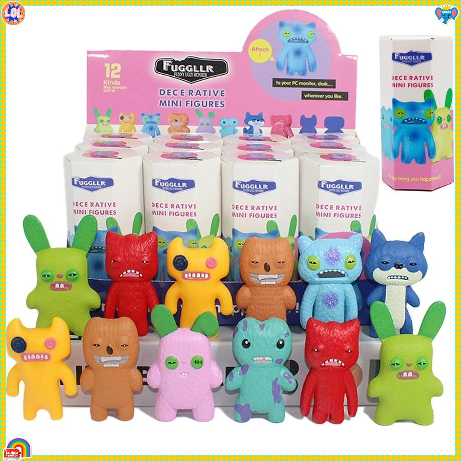 Hot Original Fuggler Figure Toys Blind Box Funny Ugly Tooth Monsters Fugglers Action Figurine Collectible Model Dolls Gift Kids