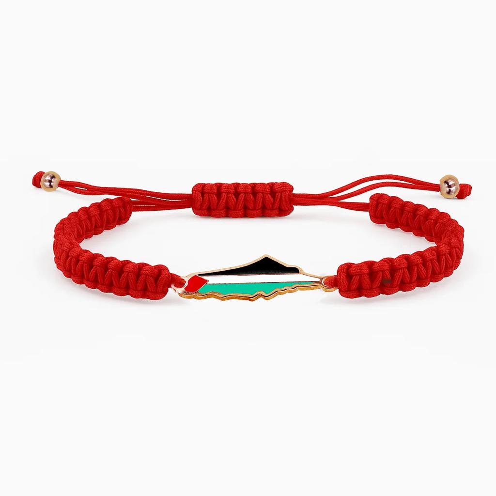 Map Bracelet Adjustable Bracelet Handmade Bracelet Adjustable For Purposeful Wear Support Unity Symbol
