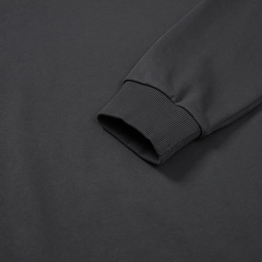 Snow Peak Woven Patch Sweatshirt and Size L GS-S25FMFHT24, Men's Women's Charcoal,