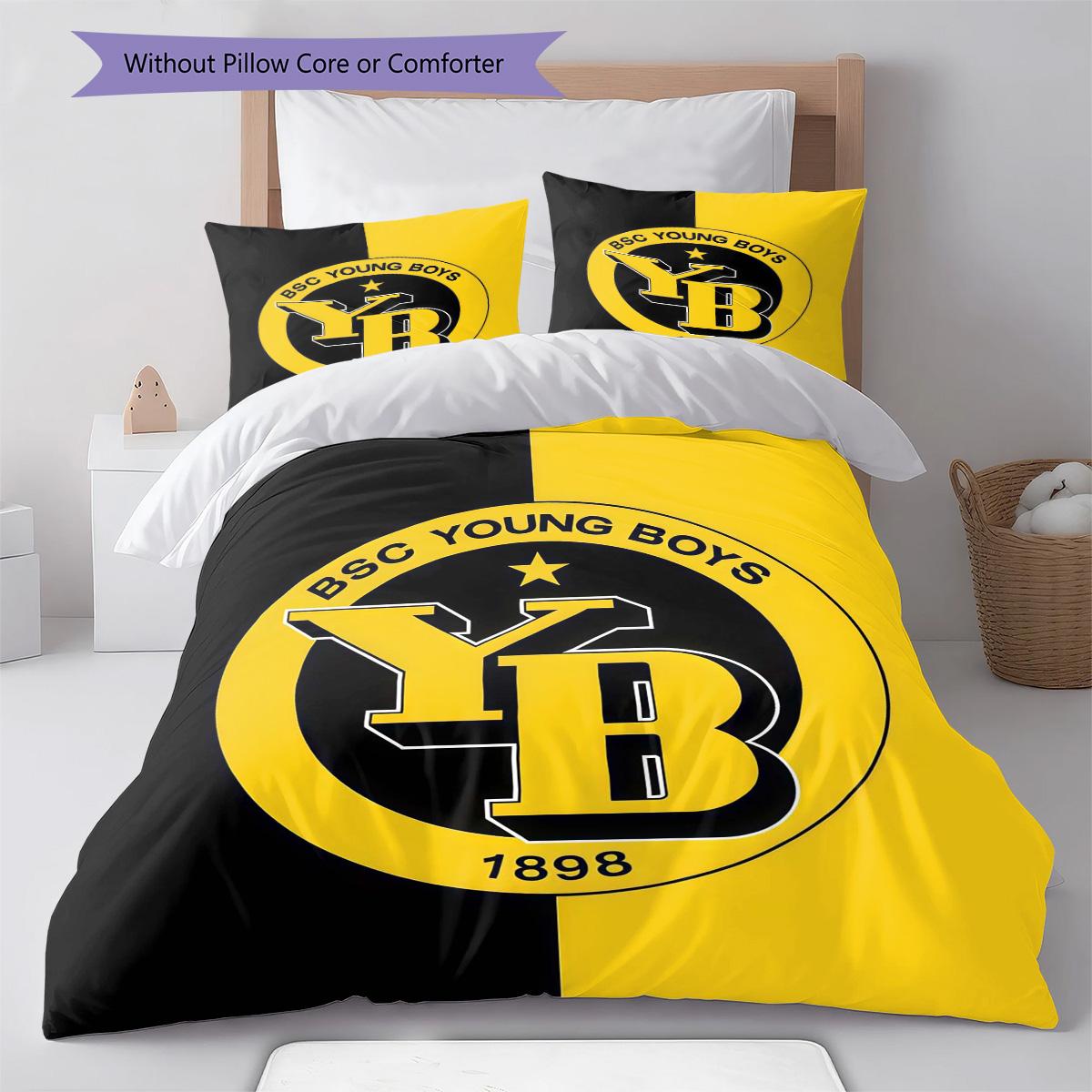 

BSC Young Boys RugPattern Bedding Quilt Set Quilt Cover Pillowcase Home Decoration Birthday Gift (1 * duvet cover + 2 * pillowcase, without core) 140x200cm