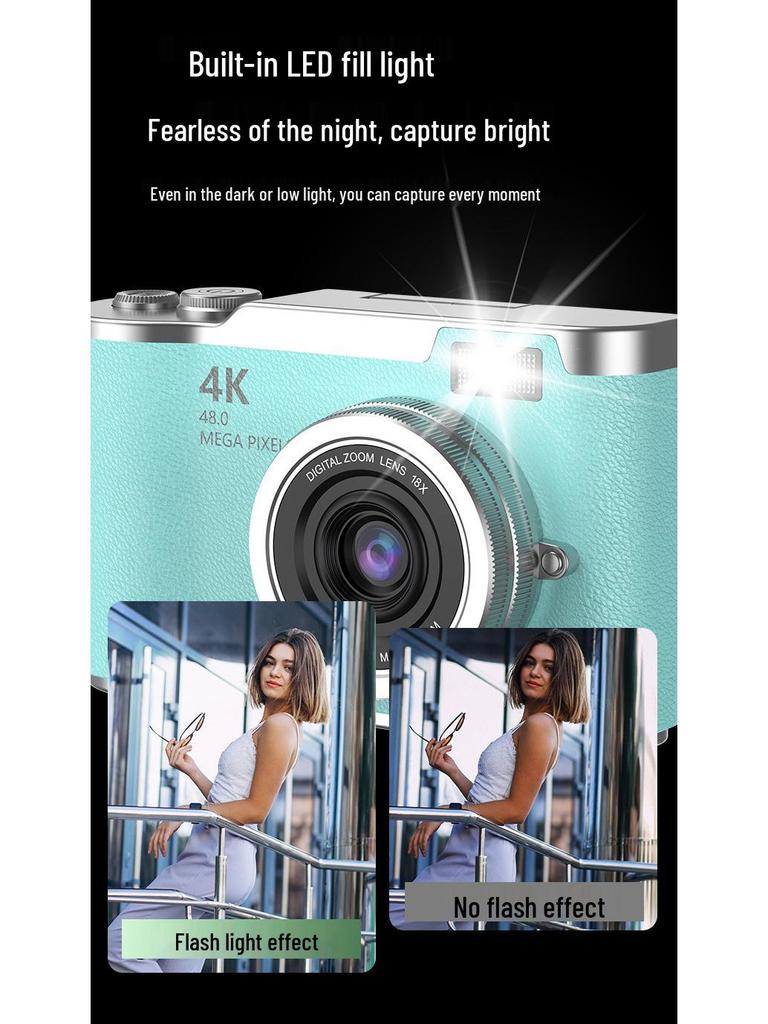 2025 Dual Camera Retro Digital Selfie Camera - Entry-Level CCD Model for Students