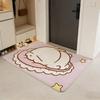 Anime M-MashiMaro Floor Mat Flannel Door Mat Non-Slip Absorbent Washable Indoor Home Rug
