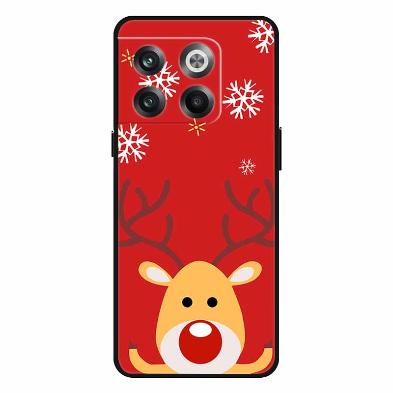 For Oneplus 10T Case 10 Pro Christmas Silicone Soft TPU Cover for Oneplus Nord N20 SE One plus ACE Pro 10T Coque New Year Gift