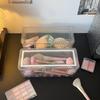 Transparent Dustproof Makeup Brush Storage Box with Lid - Large Capacity Vanity Organizer
