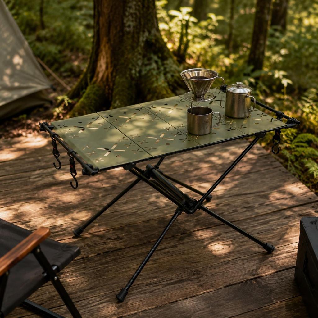 Camping Table Space-Saving Portable Folding Outdoor Easy To Clean