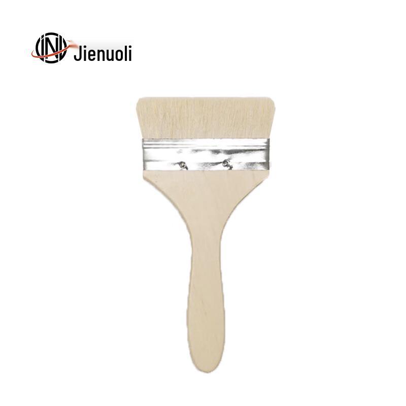 JNL Wood Handle Pure Wool Paint Brush Set (10-Pack)