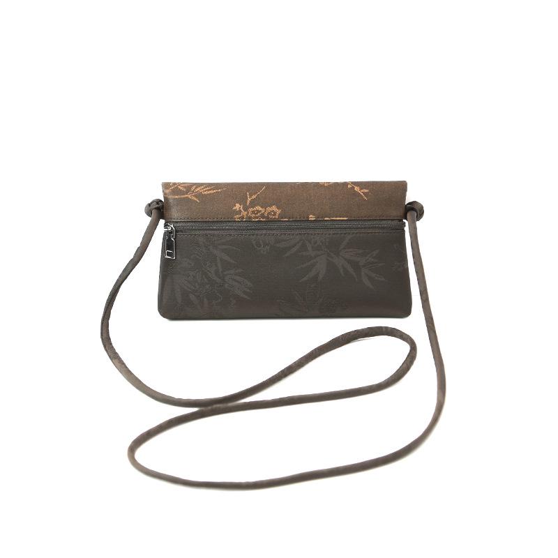 Xiangyunsha Crossbody Bag: New Chinese Style Mulberry Silk and Song Brocade Phone and Shoulder Bag