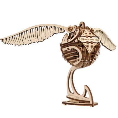 Ugears Harry Potter Goldener Schnatz 70237 Holz Ohne Kleber oder Werkzeuge 3D-Puzzle für Erwachsene Puzzle, Erforderlich,