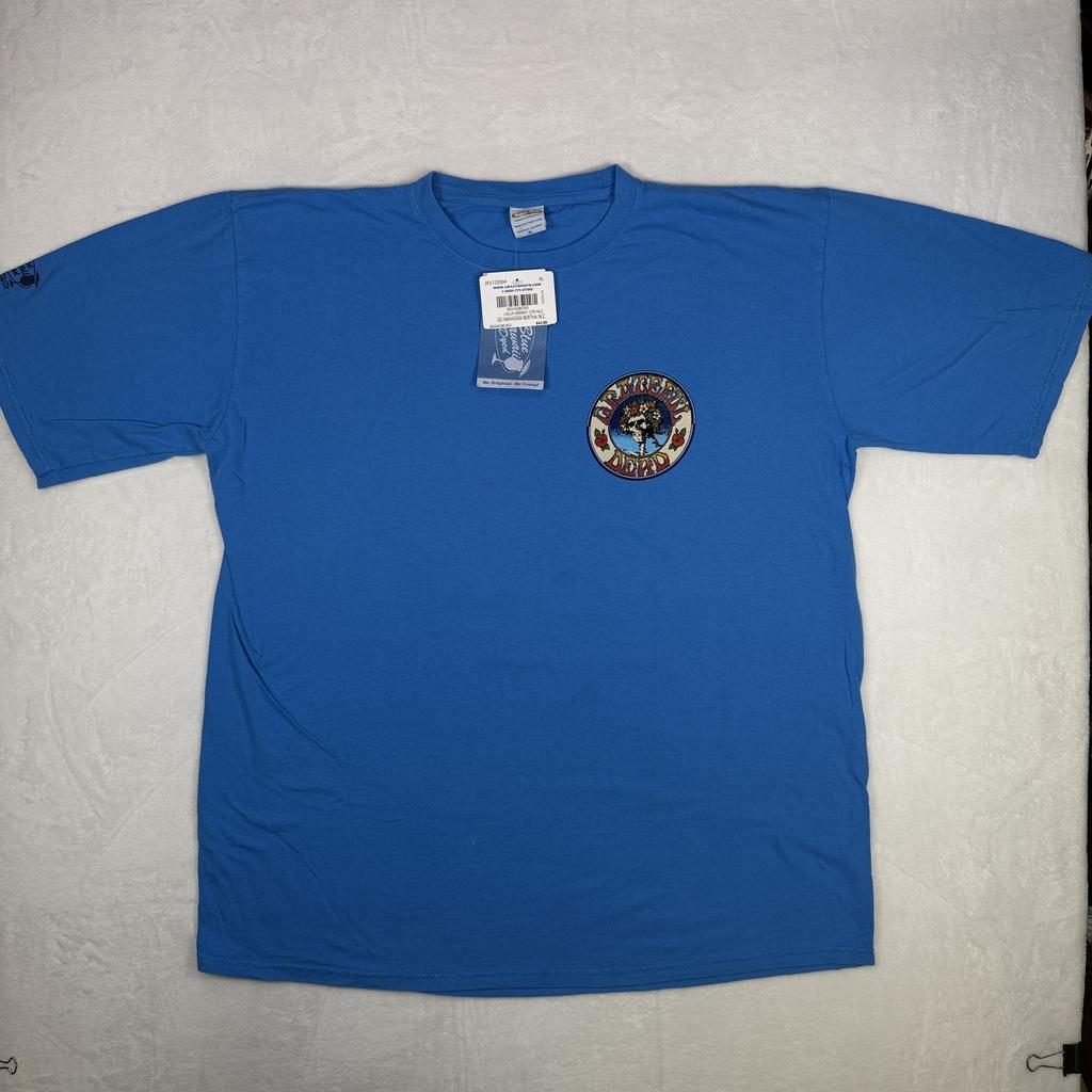 Grateful Dead Bertha Hawaiian Crazy Shirts Men Size XL Blue Short Sleeve Unisex T-Shirt