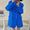 Spring Autumn Women Blazers Elegant Korean Casual Solid Suit Jacket Fashion Coats Office Lady Coat Outerwear