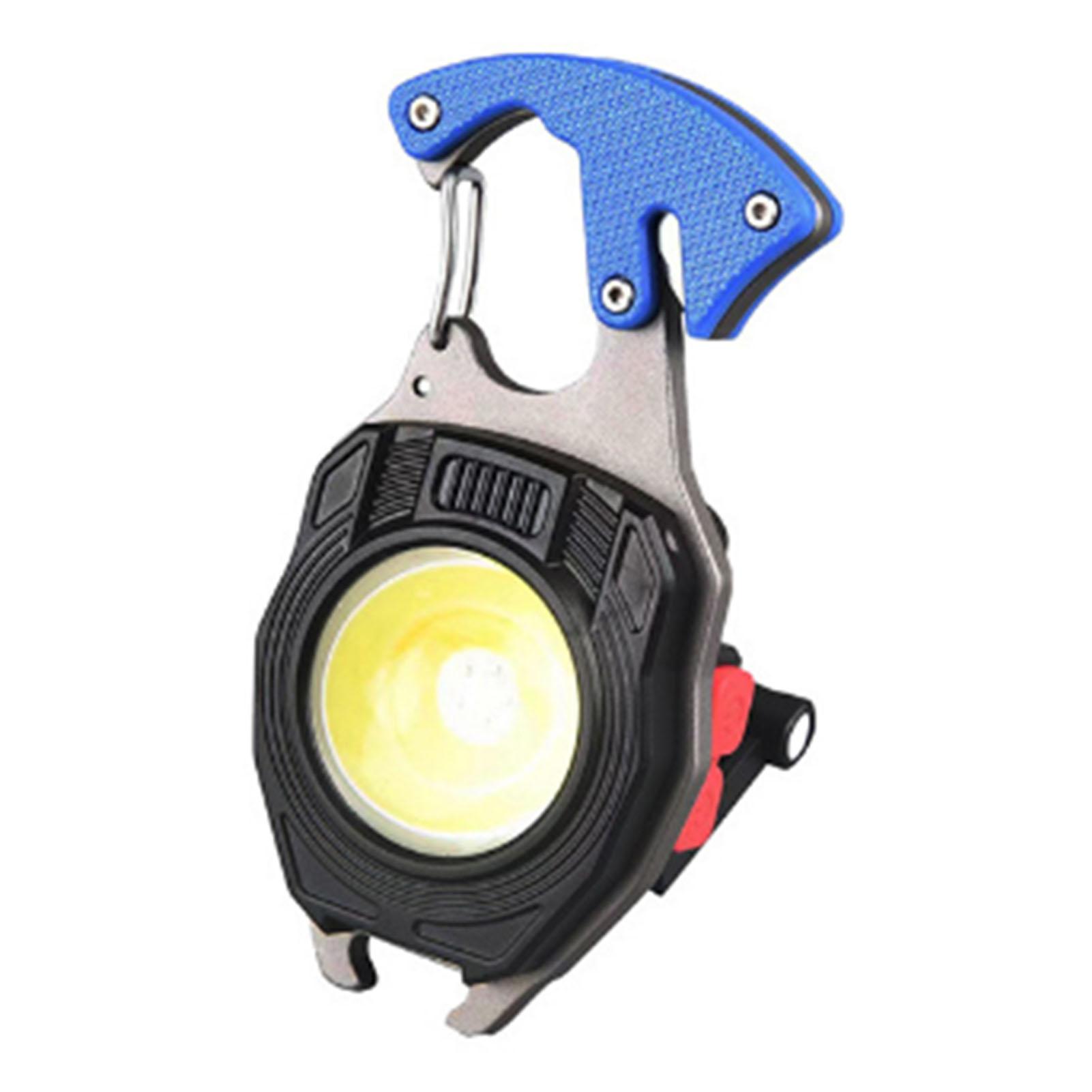 

Светодиодный брелок-фонарик Суперяркий Двойной источник Красный Белый Многофункциональный Портативный Мини Рабочий свет для