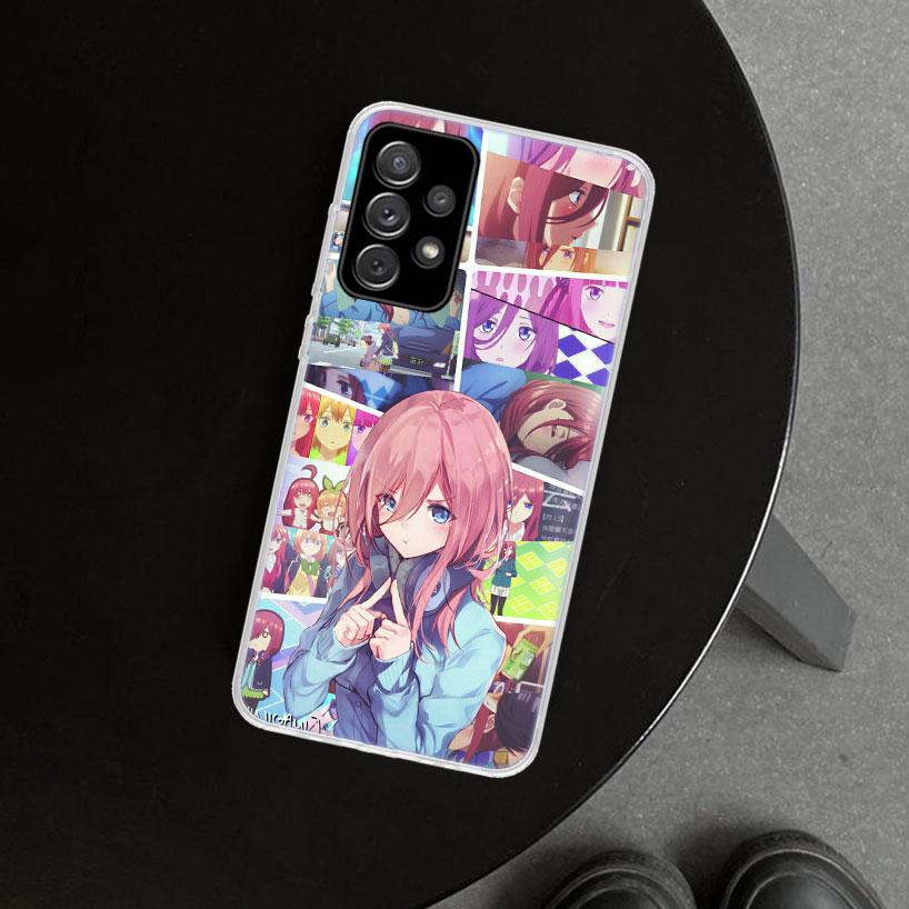 Nakano Miku Anime Phone Case Cover For Samsung Galaxy A12 A22 A32 A52 A72 A02S A51 A50S A31 A20S A10S Note 20 Ultra 10 Plus Gala