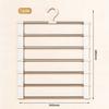 Multi-layer Stainless Steel Pants Rack Space Saving Closet Organizer Non-slip Magic Hanger for Trousers
