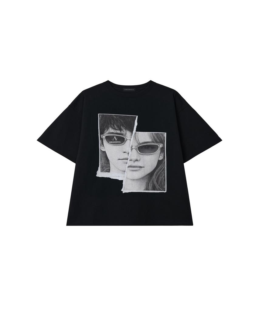 Amasika Unisex Pictorial Vintage Print T-Shirt