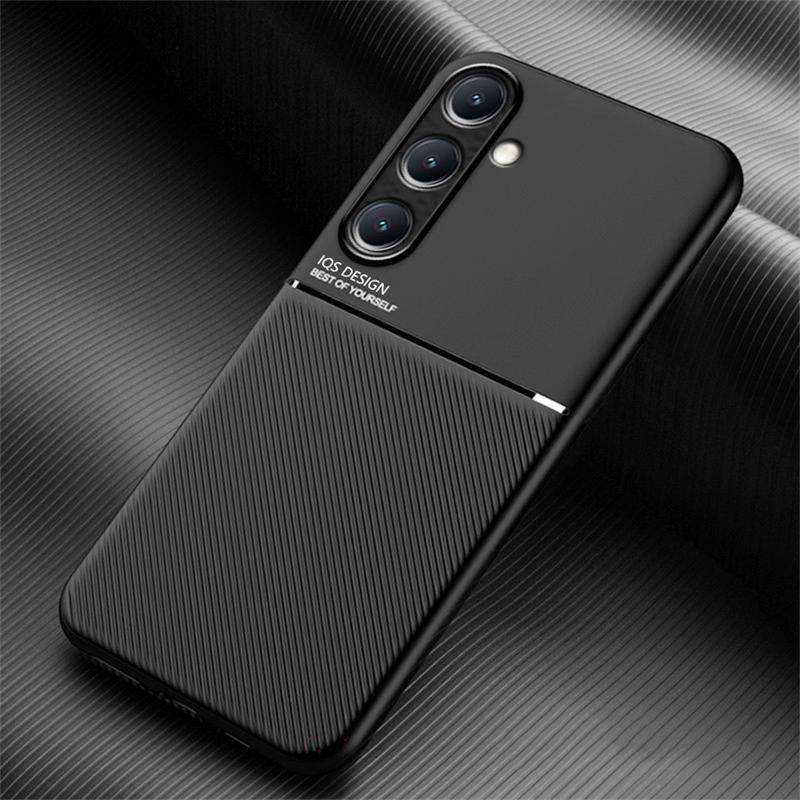 Luxury Shockproof TPU Silicone Funda For Samsung Galaxy A16 A26 A36 A56 5G Case Leather Protector Car Magnetic Holder Back Cover