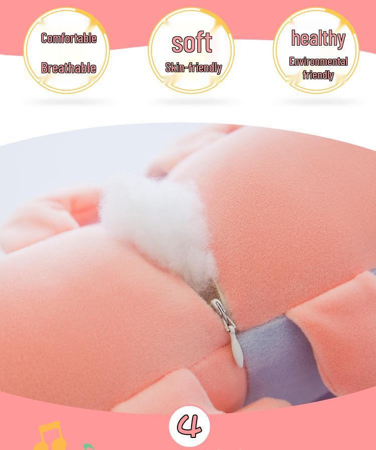 Cute Caterpillar Plush Earphone Pillow - Cozy Sleep Companion