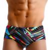 Herren-Badehose, modisch bedruckte Bikini-Shorts mit herausnehmbarer Polsterung