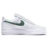 Nike Air Force 1 Low Glitter Swoosh - Celery Women Sneakers White Grey-Fog Blackened-Blue DH4407-100