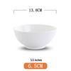 White Ceramic Rice Bowl - 60 Pack