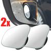 2pcs Car Mirror Wide Angle Car Blind Spot Mirrors 360° Adjustable Auxiliary Rearview Mirrors HD Frameless Small Round Mirror