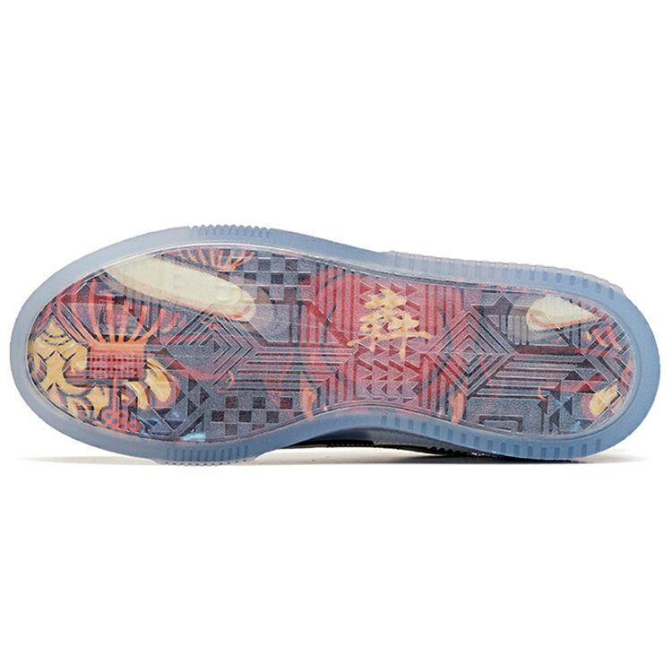 Anta Lightweight Durable Low-Top Skate Shoes Men Sneakers White Black Red 912118030-1