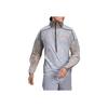 Adidas Terrex Logo Print Half-Zip Hooded Jacket Men Jacket Silver-Grey HT9408