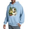 Men's Hooded Sweatshirt, Contrasting Color Sweatshirt, Sports   Casual Jacket