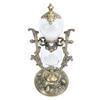 30 Minute Hourglass Antique Metal Sand Clock Vintage Engraved Sandglass Sand Timer for Home Salon Spa   Meditation   Desk Decor
