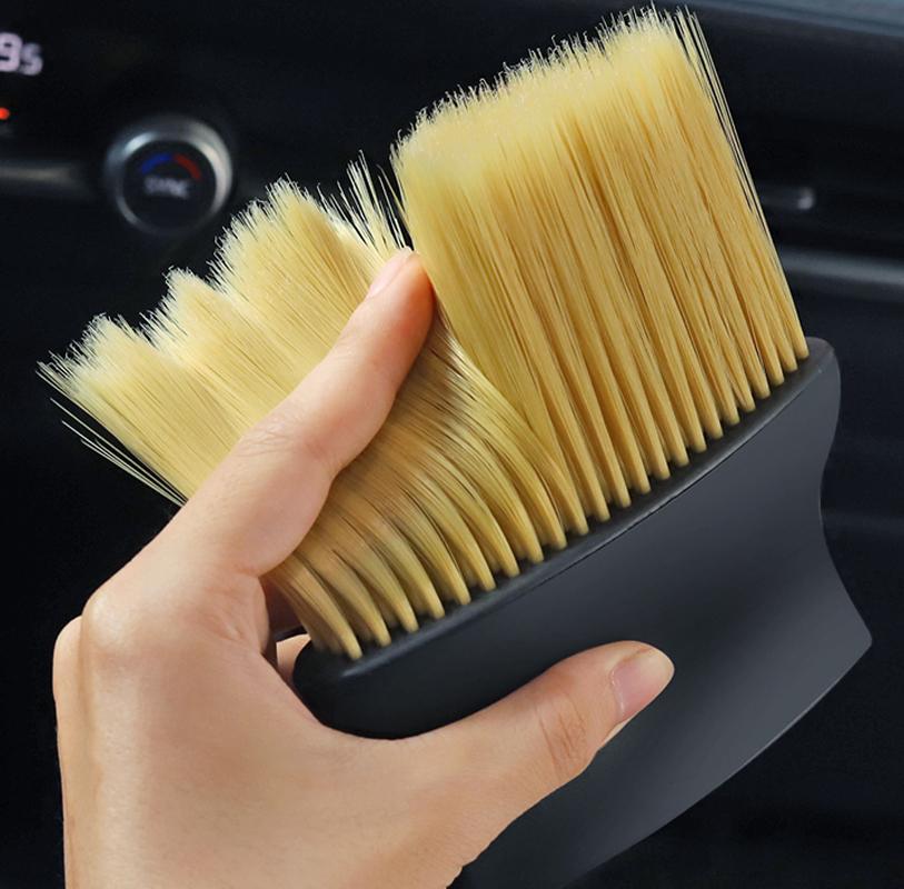 1/2Pcs Auto Car Interior Detail Cleaning Brush Air Outlet Dashboard Dust Sweeping Brushes Home Office Duster Tools Accessories