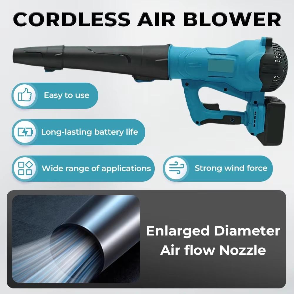 Mamidw 38000RPM Brushless Cordless Air Blower Handheld Leaf jet Turbo Blower Power Tool For Makita 18V Battery