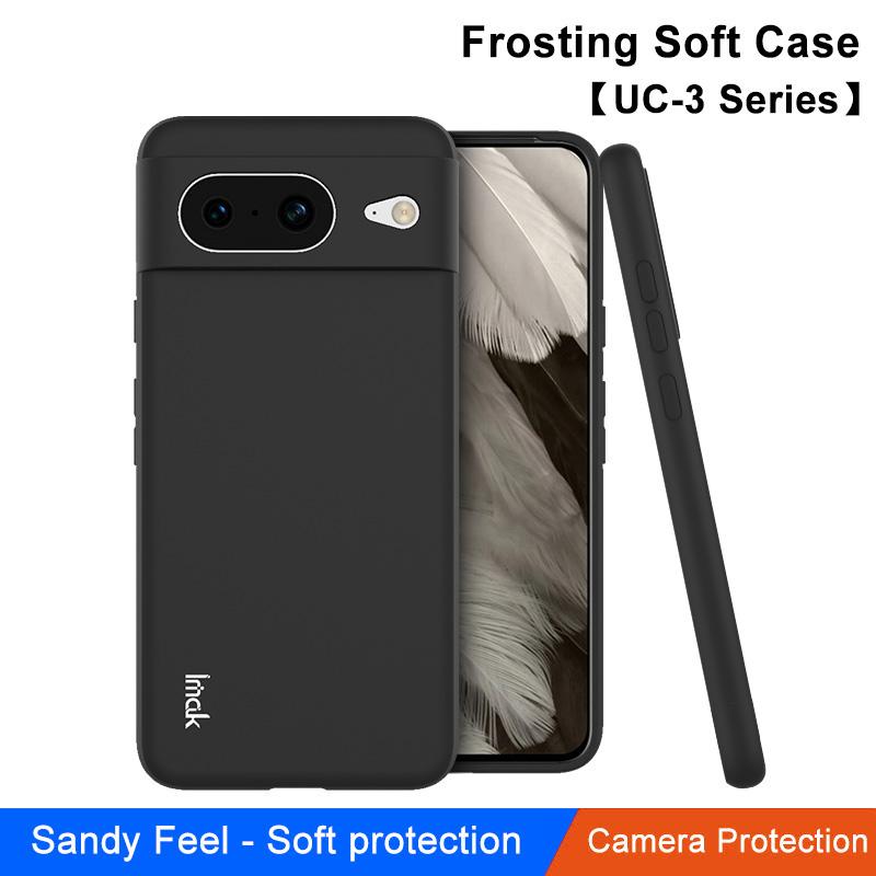 IMAK UC-3 Series Matte Soft Case for Google Pixel 8,Shockproof TPU Phone Back Cover