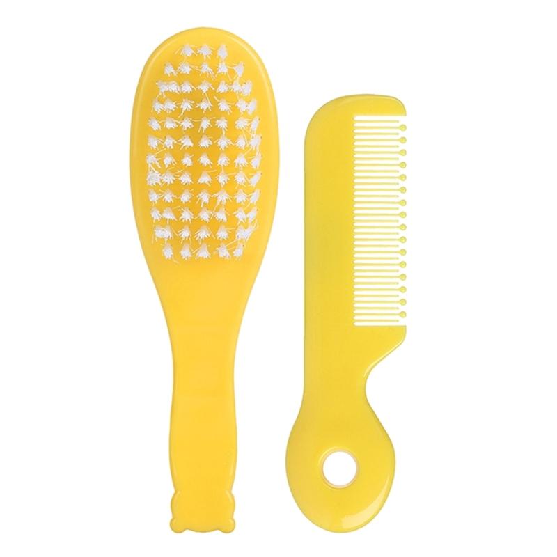 Baby Hair Brush Hair Comb Set Toddler Bathing Brush Newborn Head Massager Brush Infant Hair Grooming Comb Bath Brush